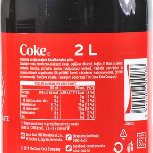 Coca Cola 2 l