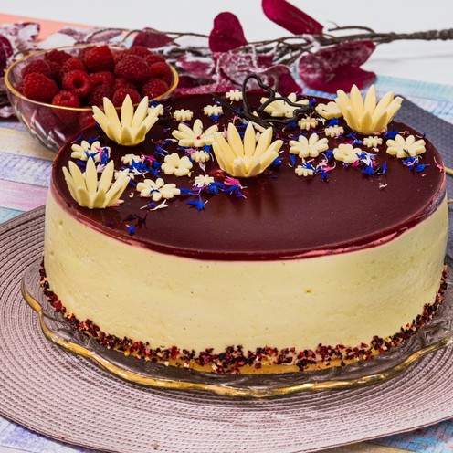 Valfresco domaća torta s malinama za 15 osoba (2 kg)