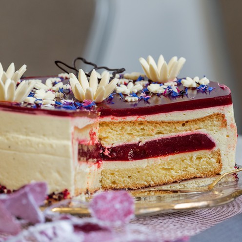 Valfresco domaća torta s malinama za 15 osoba (2 kg)