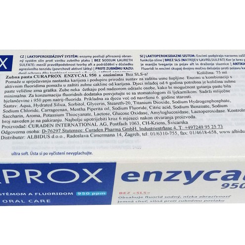 Zahnpasta Enzycal 950 75 ml