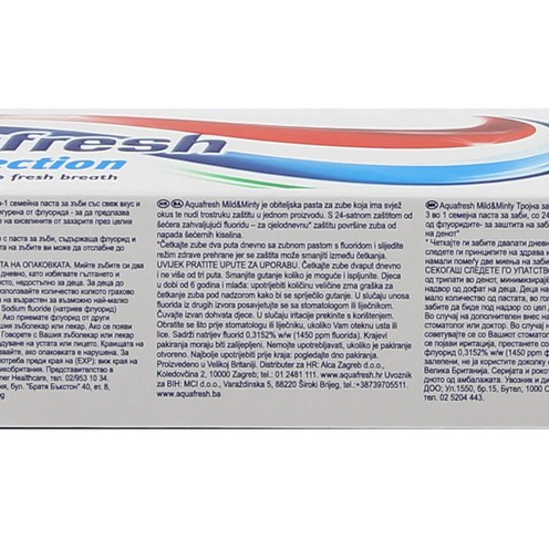 Aquafresh Triple Protection Mild&Minty Zahnpasta 75ml