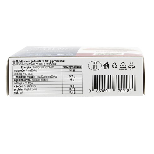 White whisked mantecato cod spread with pepper 90 g