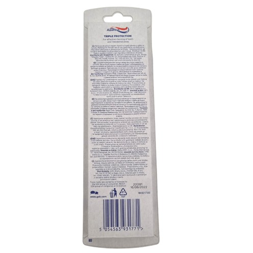 Toothbrush Aquafresh Triple protection Medium (2 pcs)