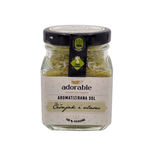 Aromatized salt - garlic and chives 100 g
