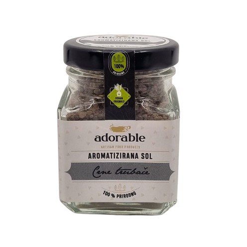 Aromatisiertes Salz - schwarzer Trompetenpilz 100 g
