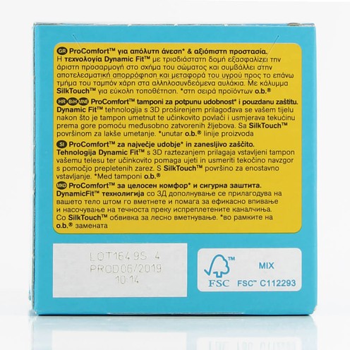 Tampons O.B. ProComfort Normal (8 pcs)