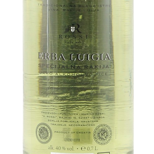 Rakija Erba Luigia, Rossi 0,7 l