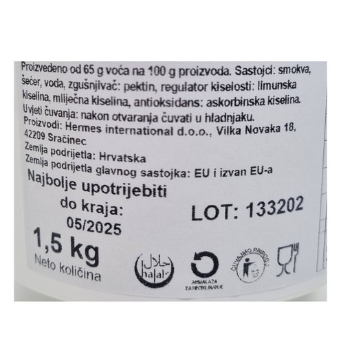 Dida Boža Ekstra džem smokva 1,5 kg