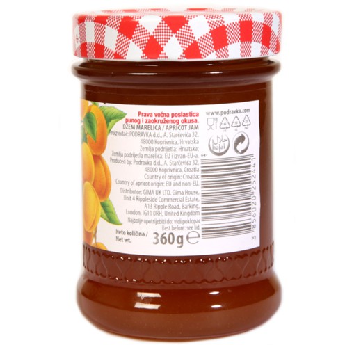 Aprikosenmarmelade Podravka 360 g
