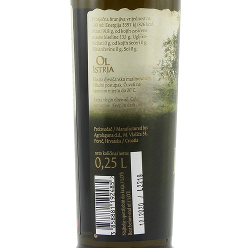 Extra natives Olivenöl Ol Istria 0,25 l