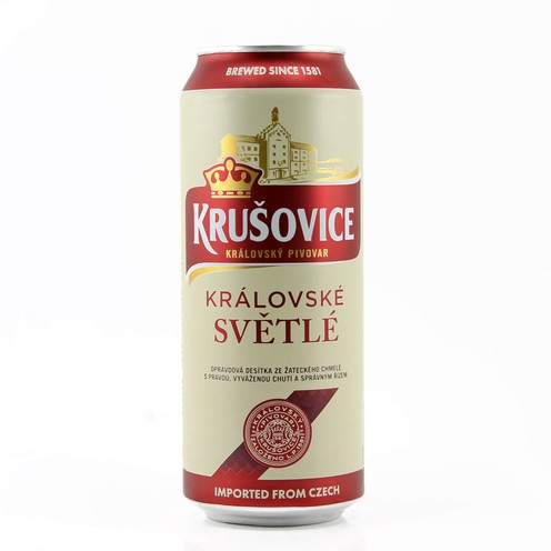 Krušovice beer 0,5 l