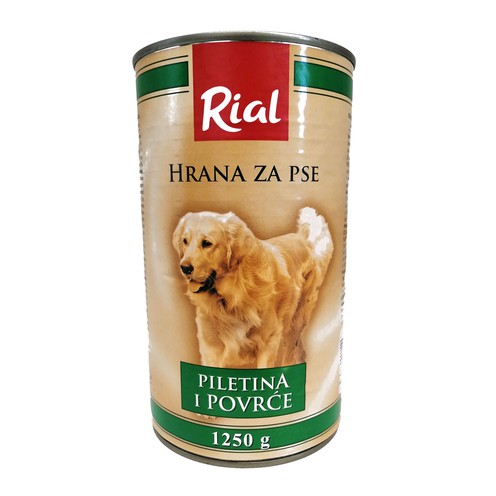 Rial hrana za pse piletina i povrće 1,25 kg