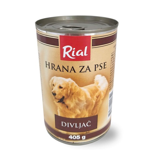 Rial hrana za pse divljač 405 g
