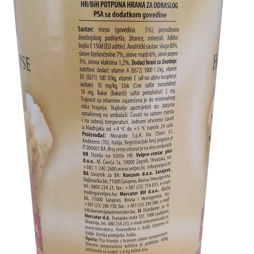 Rial hrana za pse govedina 1,25 kg