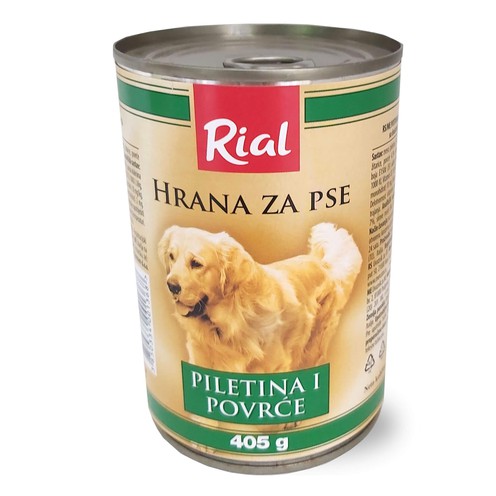 Rial dog food chicken and vegetables 405 g