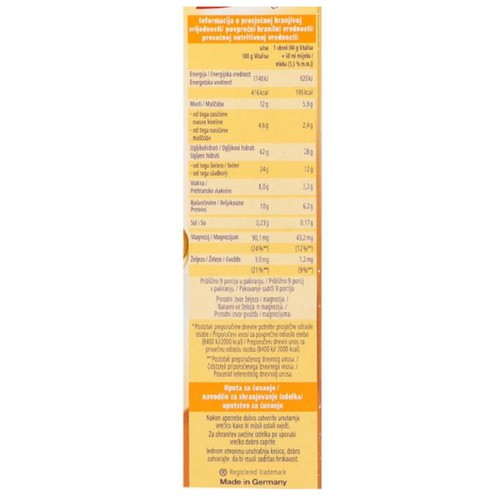 Vitalis čokoladni muesli Dr. Oetker 375 g