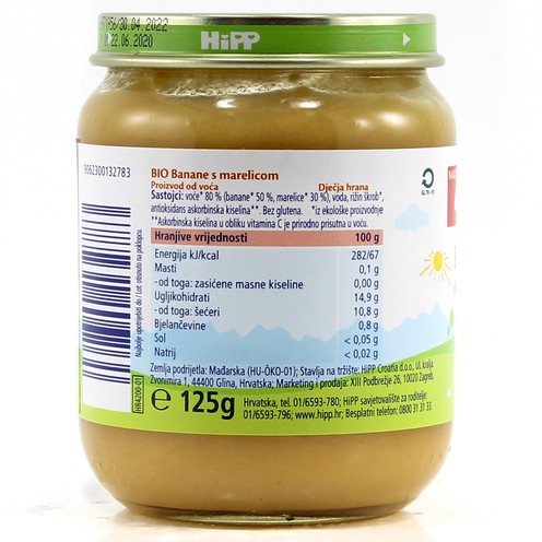 HiPP Banane mit Aprikose 125g