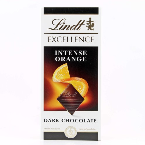 Lindt Excellence Dark Orange Chocolate 100 g