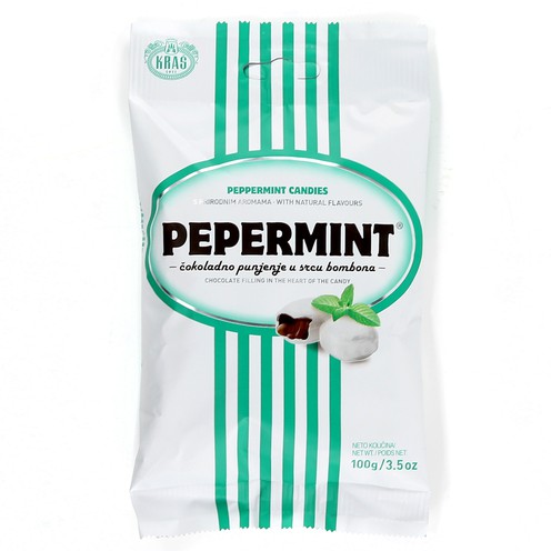 Peppermint candy with filling 100 g