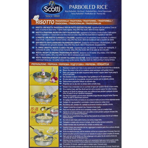 Parboiled rice Oro Scotti 1 kg