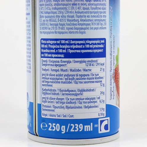 Whipped cream spray 250 ml