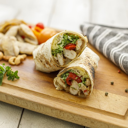 Burrito s pikantnom piletinom 2 komada (560 g)