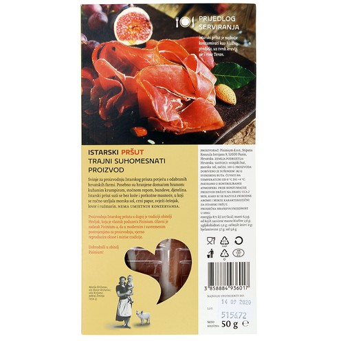 Istrischer Prosciutto geschnitten 50 g