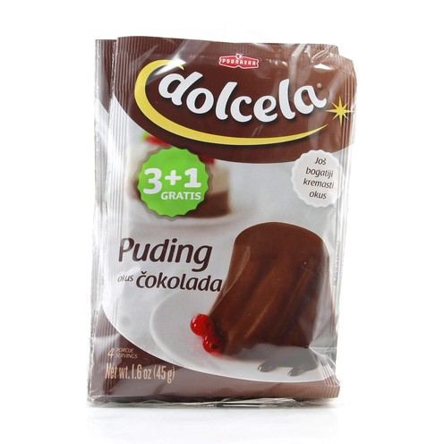 Dolcela chocolate pudding powder 45 g, 3+1 free