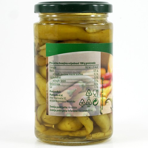 Milde Pfefferoni Podravka (300 g)