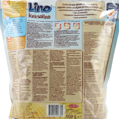 Lino Keksolino Kinder-Instant-Müsli Keksgeschmack (500 g)