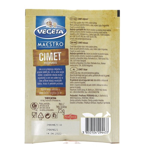 Vegeta Maestro mljeveni cimet 25 g