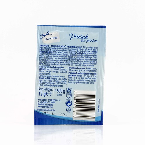 Baking powder 12 g