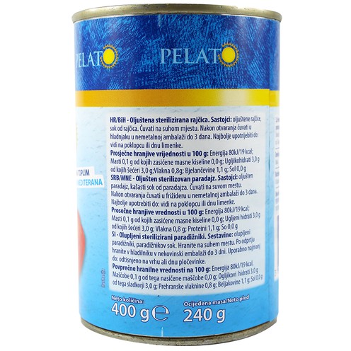 Tomatoes pelati 400 g