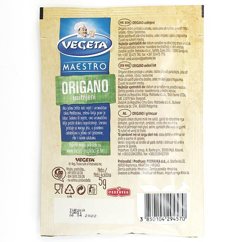 Vegeta Maestro origano 5 g