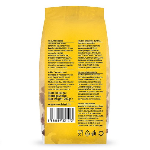 Golden raisins 200 g