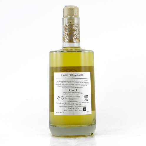 Martesi rakija komovica/Istrian malvazija 0,7 l