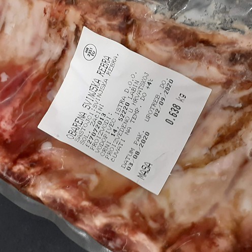 Svinjska rebra ''sous vide'' (cca. 800 g)